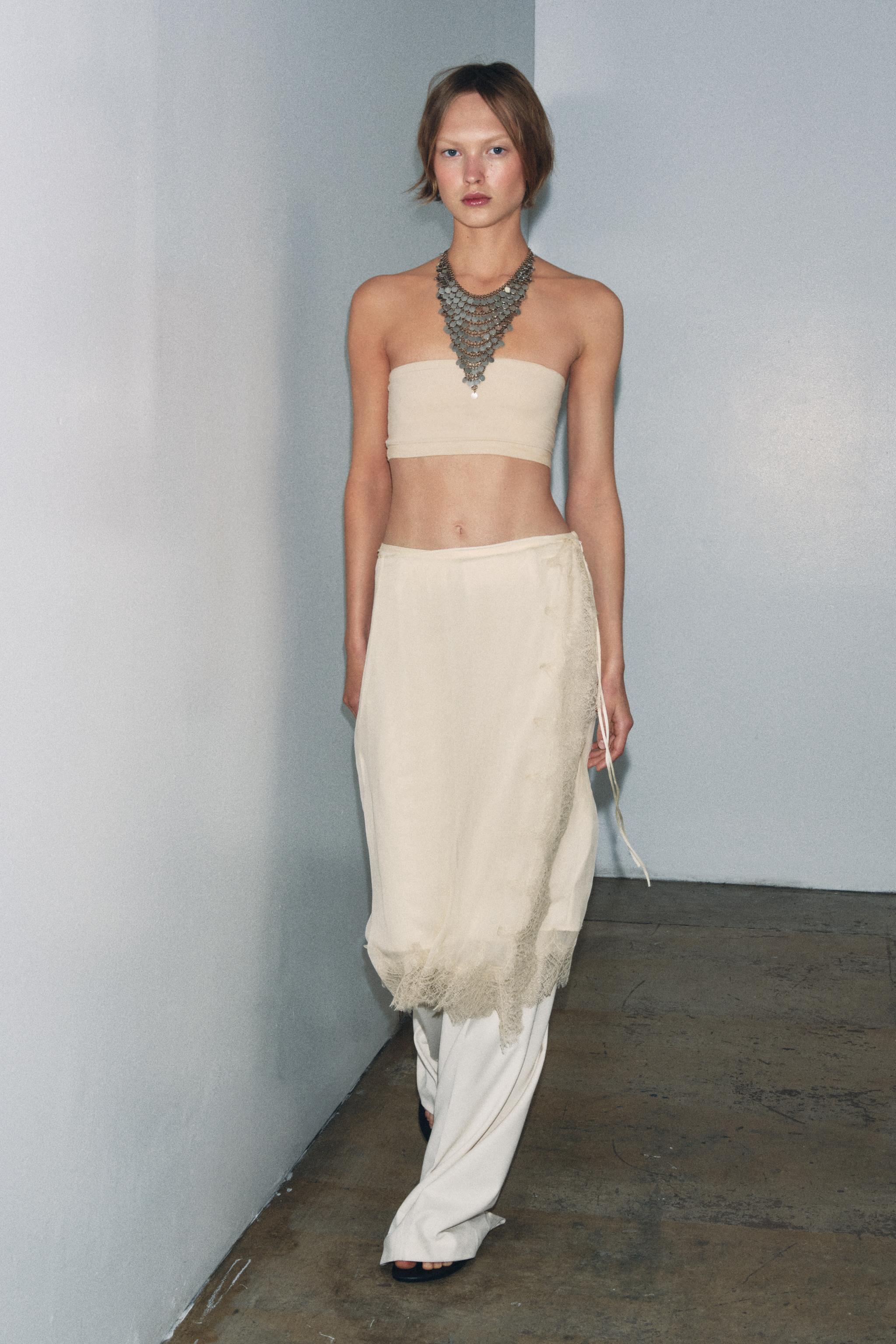 ZW COLLECTION LACE PAREO SKIRT